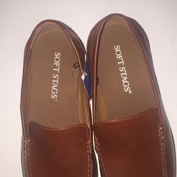NWT SOFT STAGS BROWN Shoes sz11 M - Picture 3 of 7